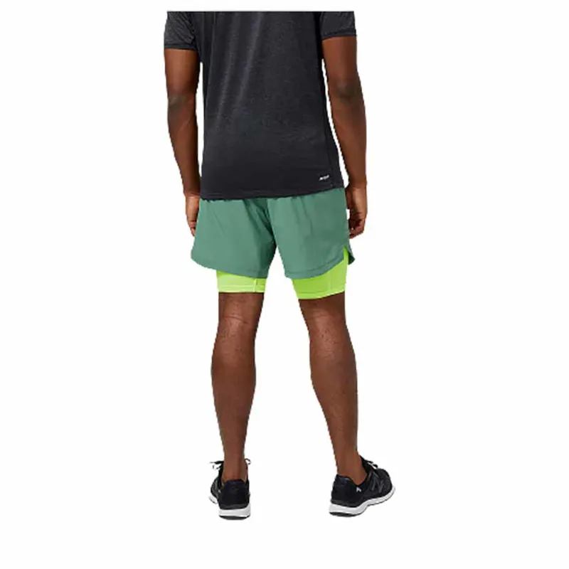 New Balance Men's Impact Run 7 Inch 2in1 Short Jade-2